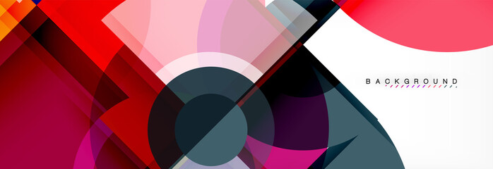 Obraz premium Circle abstract background