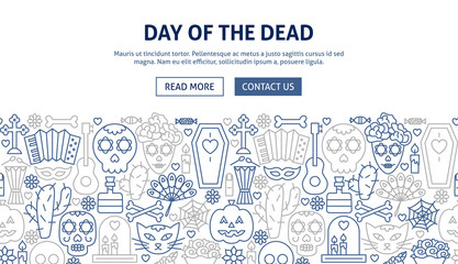 Day of the Dead Banner Design