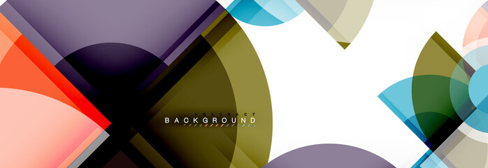 Circle abstract background