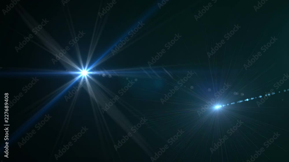 Poster digital lens flare with bright light in black background used for texture and material.flare light e