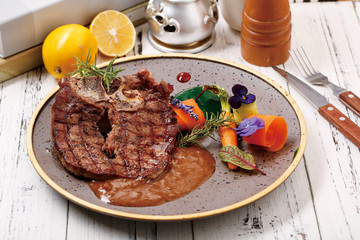 T-bone steak