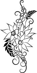 flower tattoo - 227691891