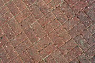Road of red bricks