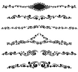 Decorative monograms and calligraphic borders