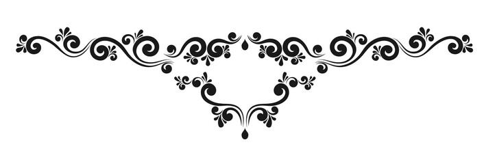 Decorative monograms and calligraphic borders