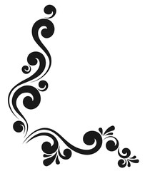 Decorative monograms and calligraphic borders