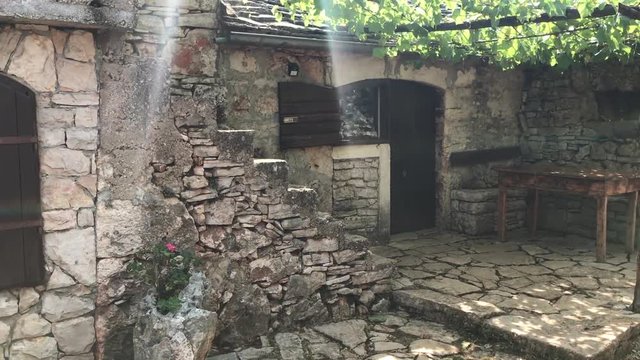 Short video of a small stone house in Humac, on the island of Hvar, Croatia.