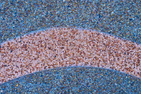 Strips of bright and dark gravel. Texture - Powered by Adobe