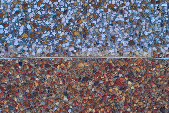 Different spots of gravel's texture - Powered by Adobe