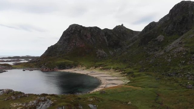 Melkarst&radic;&prod;a beach near a fishing village, St&radic;&prod;, located on the northern tip of the island of Lang&radic;&prod;ya, along the Gavlfjorden in the Vester&radic;&bull;len archipelago.
