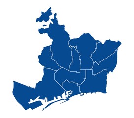 Fototapeta premium Map of Barcelona