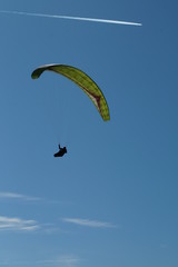 Gleitschirm und Ferkersflieger