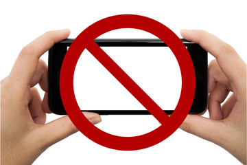 Fotografieren und Handys verboten