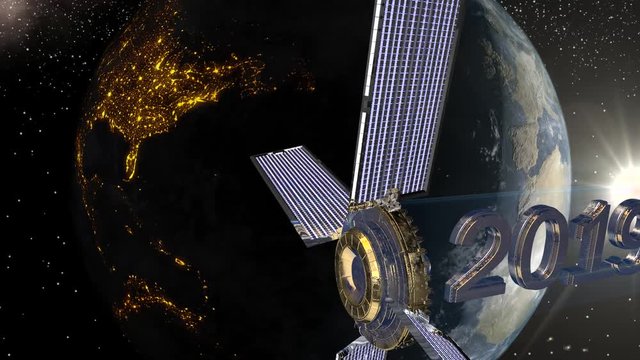 animation 3D voyage dans l'espace