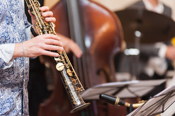Jazz band. Teaching jazz. © alipko