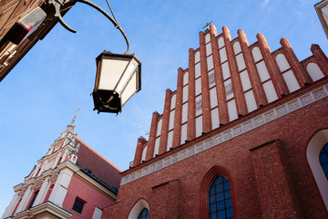  Warsaw old town. St. John's Archcathedral and Shrine of Our Lady of Grace the Patron of Warsaw