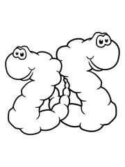 team 2 freunde paar liebe würmer wurm comic cartoon clipart design cool raupe regenwurm glücklich schlange klein ekelig regen