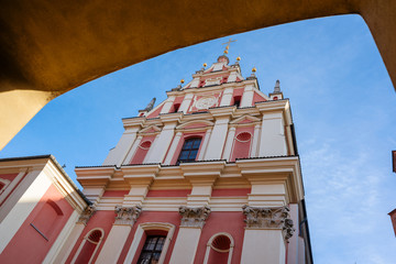  Warsaw old town. St. John's Archcathedral and Shrine of Our Lady of Grace the Patron of Warsaw