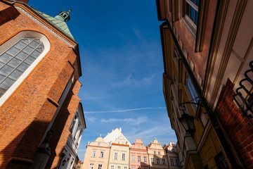 St. John's Archcathedral and old Townhouses in Warsaw, Poland.