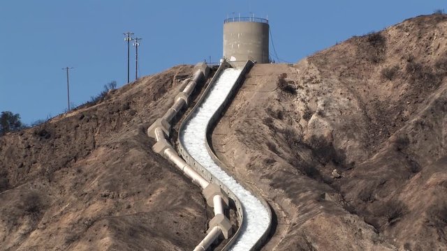 Los Angeles Aqueduct near Sylmar.