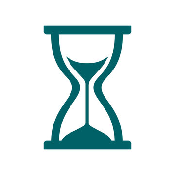 recommend clip art: Vintage hourglass, sandglass timer, clock flat icon for apps and websites – vector