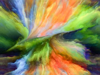 Photo sur Plexiglas Mélange de couleurs Processing Color Motion