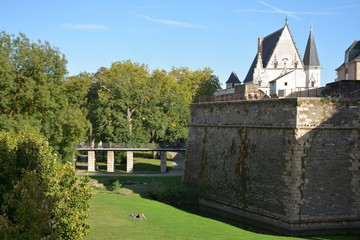 Fototapeta na wymiar Nantes - Château des ducs de Bretagne