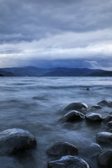 long exposure photography of lake toya hokkaido japan