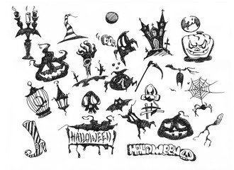 Naklejka premium Halloween Motiv