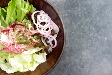 fresh vegetable salad