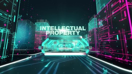Property income with digital technology concept