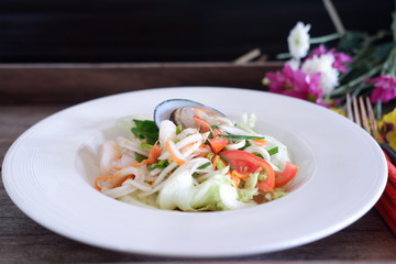 spicy seafood salad