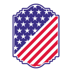 american shield isolated icon