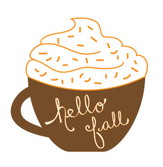 Hello Fall Pumpkin Coffee
