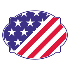 american shield isolated icon