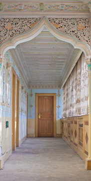 Interior of Seman Hotel, Kashgar