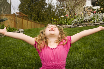 Obraz premium girl in the park