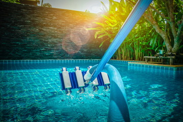 Service and maintenance of the pool.