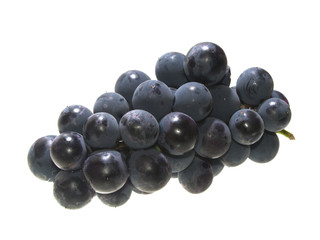 grapes isolated on white background