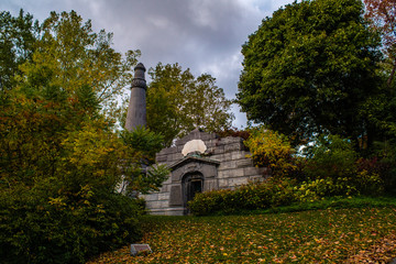 Graveyard mausoleum 