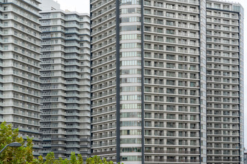 Fototapeta premium タワーマンションの風景