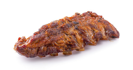 Pork bone with BBQ sauce