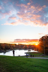 Montreal Beaver lake in Autumn