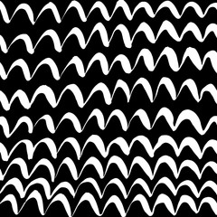 Brush pattern. Grunge background. Vector.