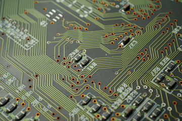 Printed Circuit Board with SMD & IC mounted part on board