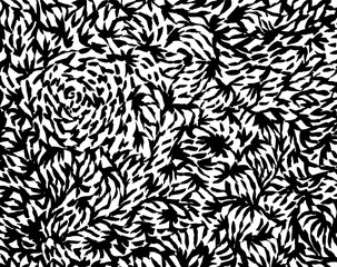 Brush pattern. Grunge background. Vector.