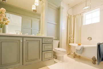 interior of modern bathroom