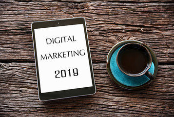 DIGITAL MARKETING 2019 Business Concept