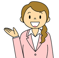 女性　OL　事務員　ご案内