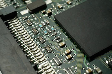 Printed Circuit Board with SMD & IC mounted part on board